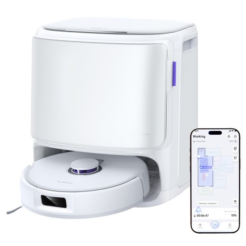 Narwal Freo X10 Pro robotstofzuiger, klitvrije robotmop, krachtige zuigkracht van 11000Pa, zelflegend - Wit 2