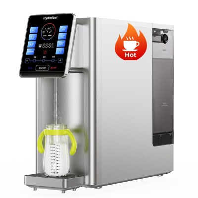 Hydrofast W100 Aanrecht-waterzuiveraar, direct heet water met RO-filtratie en slimme temperatuurregeling