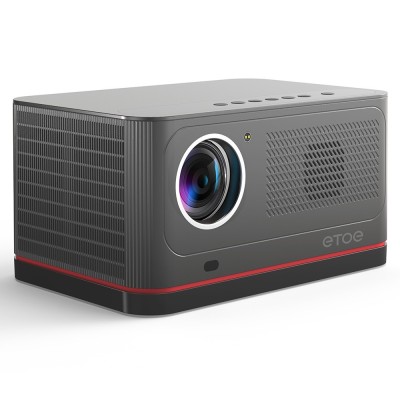ETOE Whale Pro Android TV Projector, 1800 ANSI, Auto Focus & Keystone - Nieuwe Versie