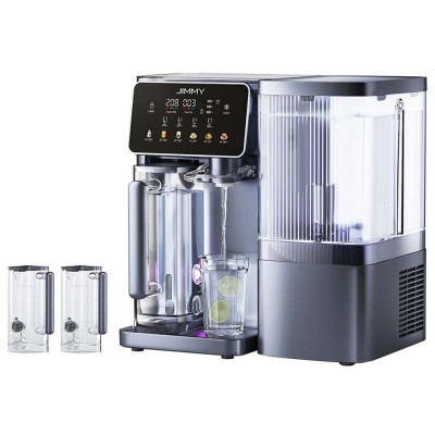 JIMMY R9 Pro, purificator de apă RO inteligent de blat, filtrare în 7 trepte, sterilizare UV, rezervor de 5,5L și două carafe de