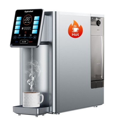 Hydrofast W100 Aanrecht-waterzuiveraar, direct heet water met RO-filtratie en slimme temperatuurregeling