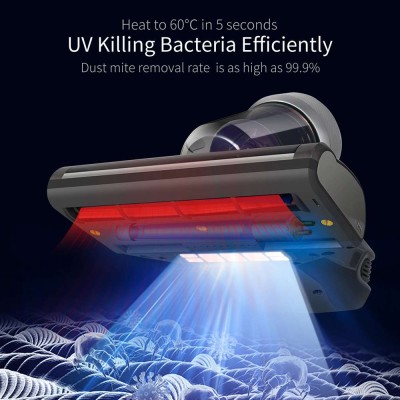 Jimmy JV35 bedstofzuiger voor matrassen met nominaal vermogen van 700W, UV-licht en heteluchtfunctie, bedstofzuiger