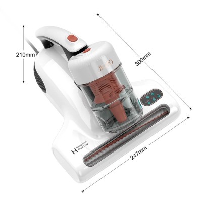 JIGOO J200 matrasstofzuiger met geïntegreerd dubbel reservoirsysteem, 13 kPa zuigkracht, UV-lamp en 60℃ hete lucht - Wit
