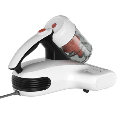 JIGOO J200 matrasstofzuiger met geïntegreerd dubbel reservoirsysteem, 13 kPa zuigkracht, UV-lamp en 60℃ hete lucht - Wit