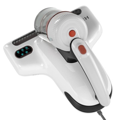 JIGOO J200 matrasstofzuiger met geïntegreerd dubbel reservoirsysteem, 13 kPa zuigkracht, UV-lamp en 60℃ hete lucht - Wit