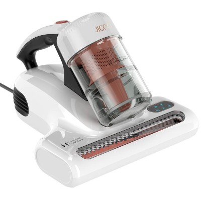 JIGOO J200 matrasstofzuiger met geïntegreerd dubbel reservoirsysteem, 13 kPa zuigkracht, UV-lamp en 60℃ hete lucht - Wit