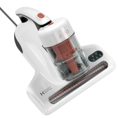 JIGOO J200 matrasstofzuiger met geïntegreerd dubbel reservoirsysteem, 13 kPa zuigkracht, UV-lamp en 60℃ hete lucht - Wit