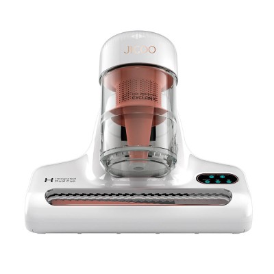 JIGOO J200 matrasstofzuiger met geïntegreerd dubbel reservoirsysteem, 13 kPa zuigkracht, UV-lamp en 60℃ hete lucht - Wit