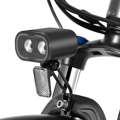 Bicicletă electrică Touroll Urbano 3, motor central cu cuplu 70 Nm, autonomie max. 120 Km - Gri