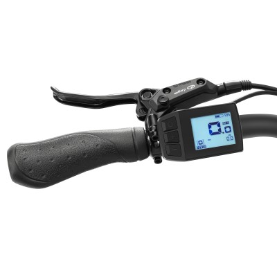 Bicicletă electrică Touroll Urbano 3, motor central cu cuplu 70 Nm, autonomie max. 120 Km - Gri