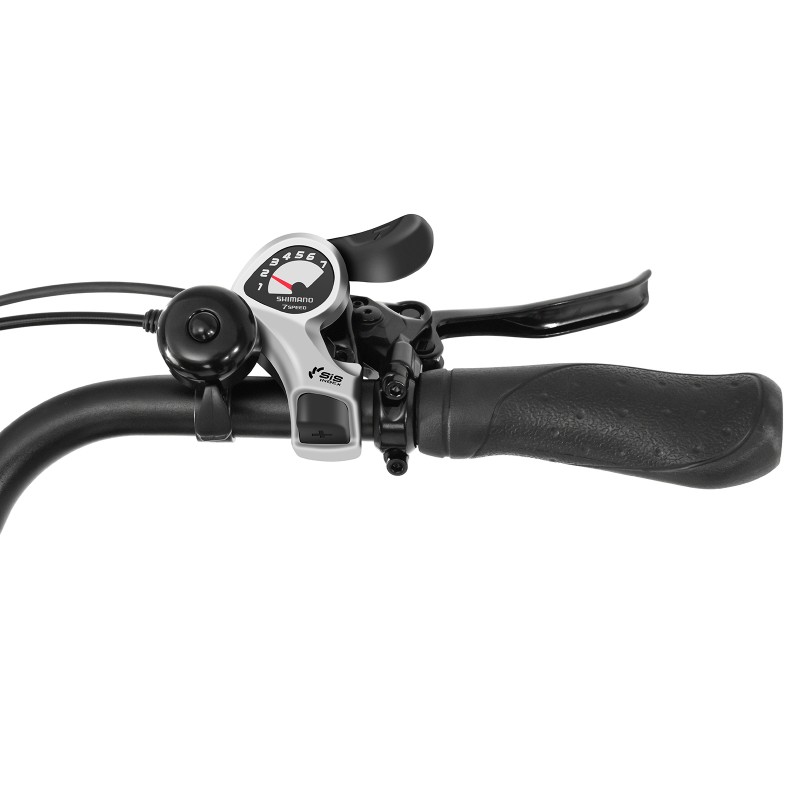 Bicicletă electrică Touroll Urbano 3, motor central cu cuplu 70 Nm, autonomie max. 120 Km - Gri